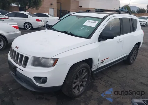 2016 Jeep Compass 75Th Anniversary from USA, damaged, VIN 1C4NJCBB5GD815722